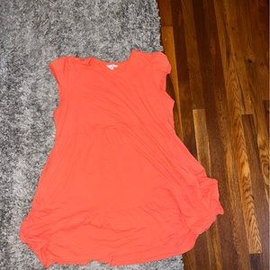 Orange Cotton Dress-Final Price
